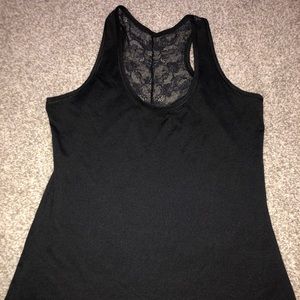 Black tank top lace